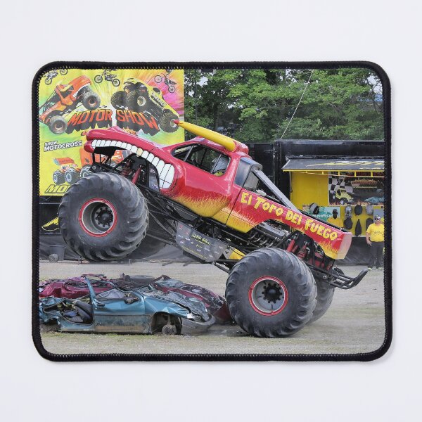 Item preview, r2633/ 31 Show freestyle Cascadeurs Finition 2021 / " Un Camion Rouge en Colére et en Action " (c)(t) by Olavia-Olao Okaio Créations designed and sold by o.okaïo.