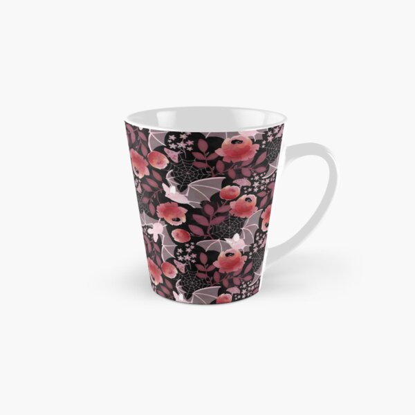 Item preview, Pastel bat floral black background designed and sold by adenaJ.
