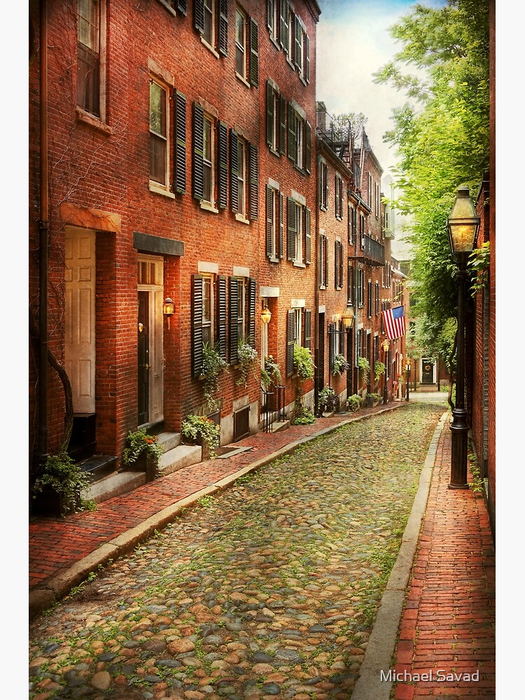 Acorn Street, Beacon Hill & Boston Common, Boston