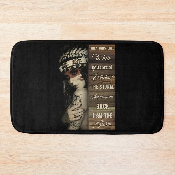 Item preview, Native american she whispered back i am the storm designed and sold by chinulove.