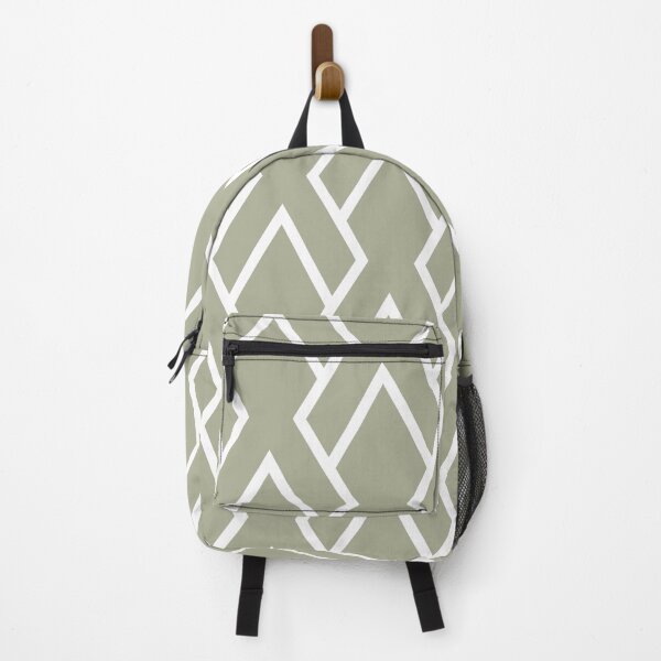 Item preview, Green and White Tessellation Line Pattern 6 Coordinates w/ PPG 2022 Color of the Year Olive Sprig PPG1125-4 - Colour Trends - Hue - Shade designed and sold by ColorOfTheYears.
