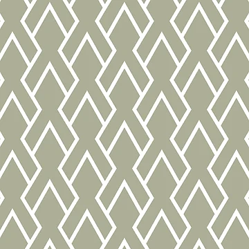 Imagen de la obra Green and White Tessellation Line Pattern 6 Coordinates w/ PPG 2022 Color of the Year Olive Sprig PPG1125-4 - Colour Trends - Hue - Shade de ColorOfTheYears