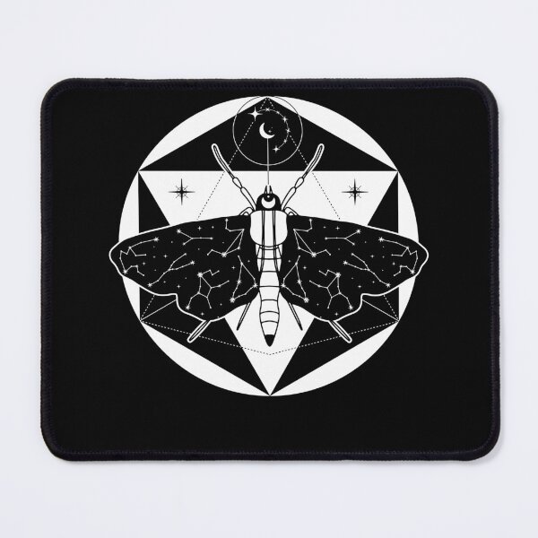Item preview, Monochromatic Moth | Esoteric Bug Aesthetically designed and sold by Edgy--Girl.