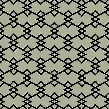 Imagen de la obra Green and Black Tessellation Line Pattern 22 Coordinates w/ PPG 2022 Color of the Year Olive Sprig PPG1125-4 - Colour Trends - Hue - Shade de ColorOfTheYears