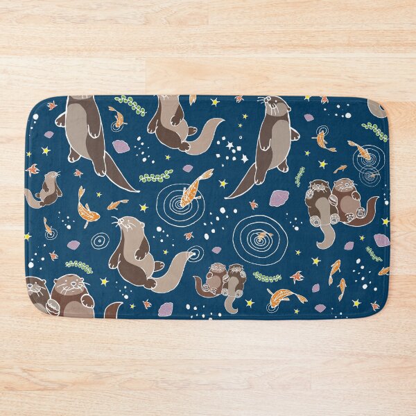 Item preview, Sea Otters at Night designed and sold by Nemki.