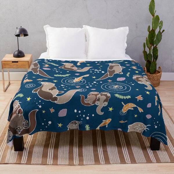 Item preview, Sea Otters at Night designed and sold by Nemki.