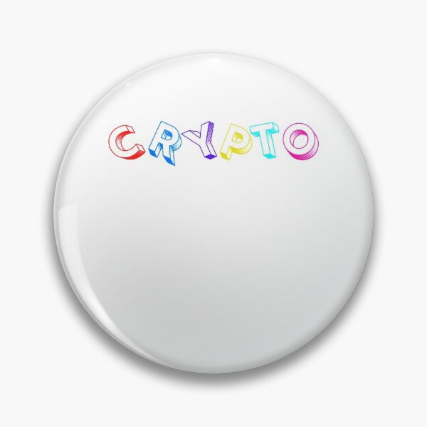 Item preview, Crypto 3D Colorful  designed and sold by Funny-Tees4U.