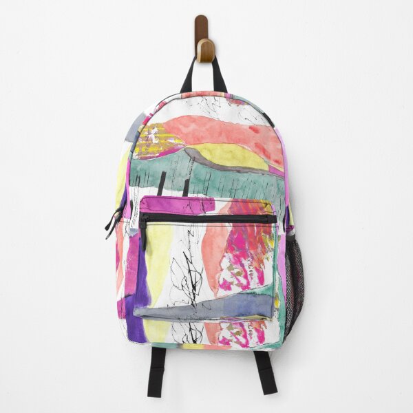 Item preview, Pink, green, blue, orange abstract designed and sold by Laura Baruffa.