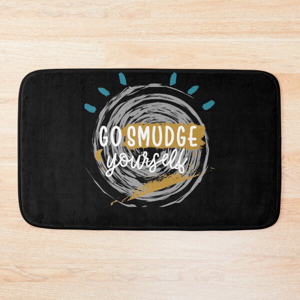 Item preview, Go Smudge Yourself - Funny Sage Cleansing with Abstract Swirlies designed and sold by apathecary.