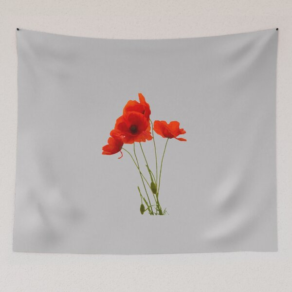 Item preview, Delicate Red Poppies Floral Bouquet designed and sold by taiche.