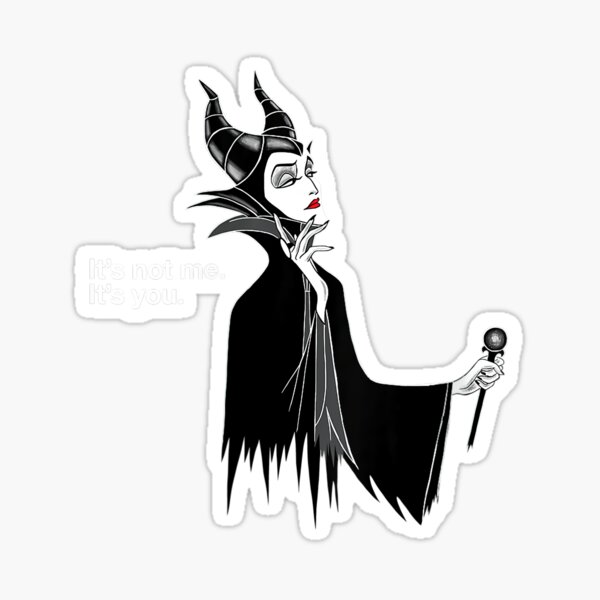 Item preview,  Villains Maleficent It's Not Me It's You V-Neck designed and sold by AnhVu03.