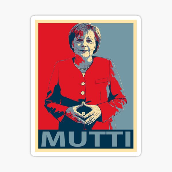 Angela Merkel Sticker
