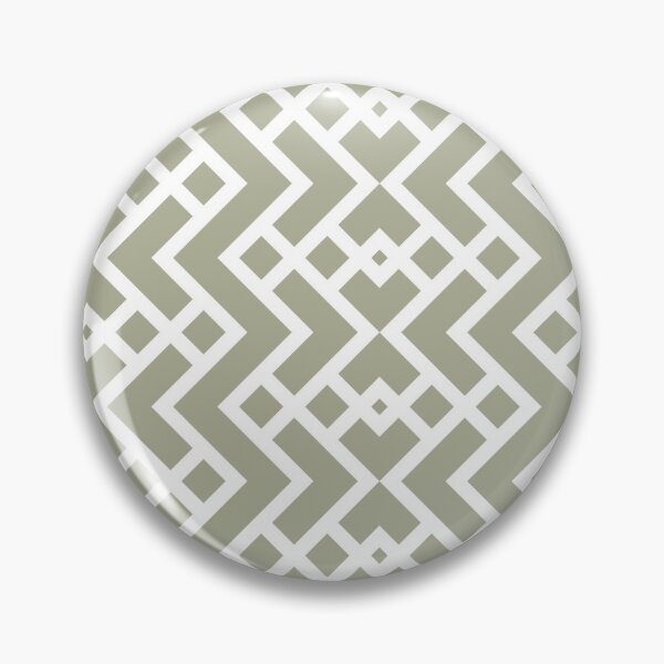 Item preview, Green and White Tessellation Line Pattern 25 designed and sold by ColorOfTheYears.