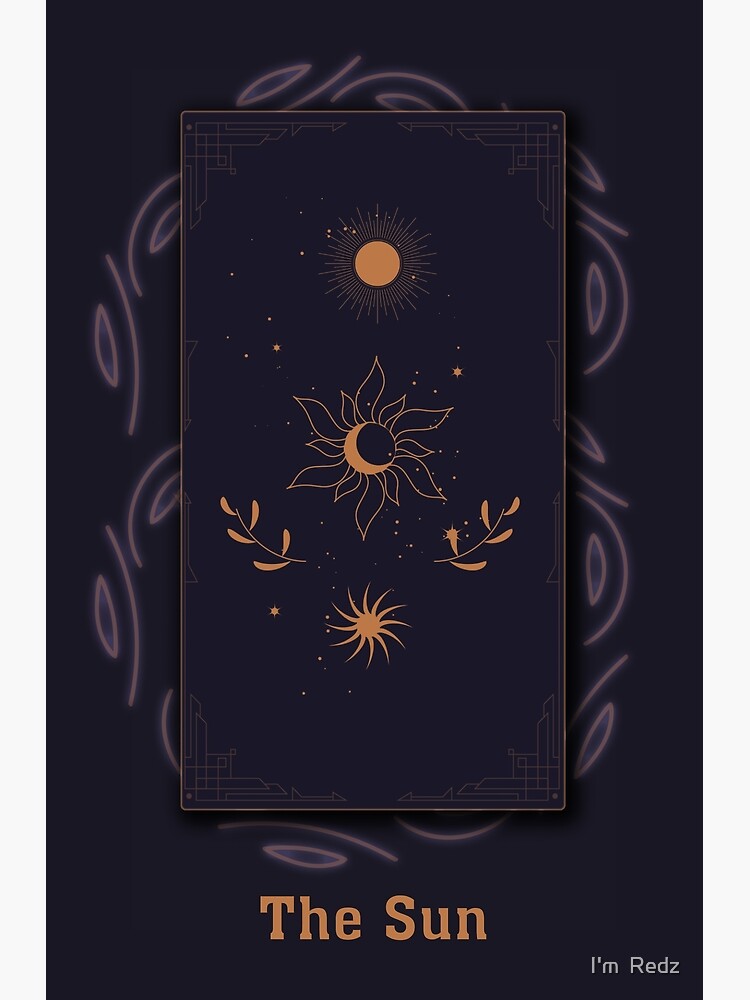 Mystical tarot card sun moon and star. Celestial poster design. Boho vector  illustration. Esoteric decorative element. Witchcraft, occult, spiritual  design Stock Vector