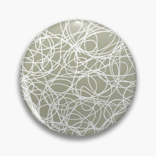 Artikelvorschau, Green and White Thick Scribble Mosaic Pattern Coordinates w/ PPG 2022 Color of the Year Olive Sprig PPG1125-4 - Colour Trends - Hue - Shade entworfen und verkauft von ColorOfTheYears.