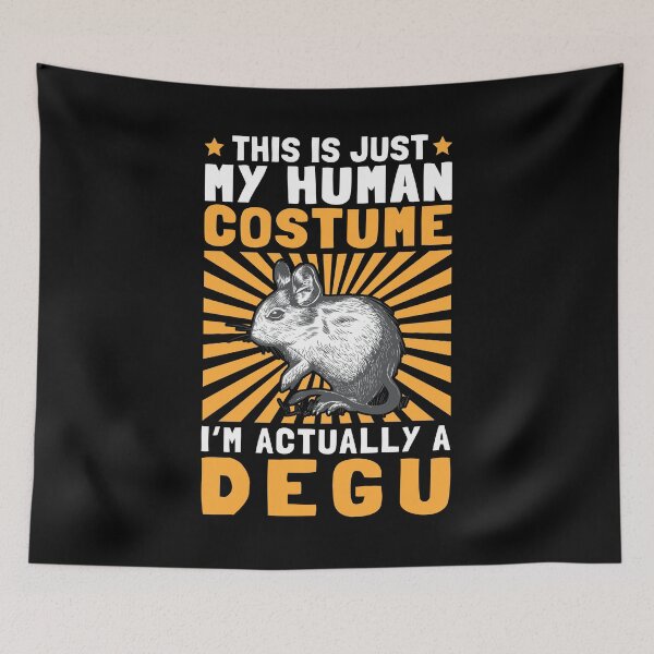 Item preview, Disfraz de degu roedor roedor chileno regalo designed and sold by madgrfx.