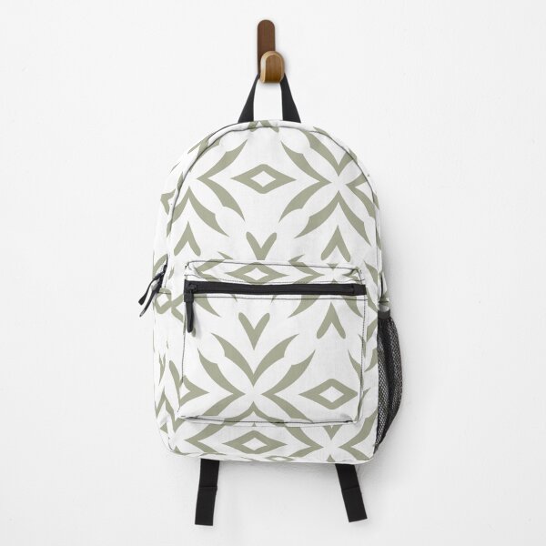Item preview, Green and White Abstract Flower Pattern Coordinates w/ PPG 2022 Color of the Year Olive Sprig PPG1125-4 - Colour Trends - Hue - Shade designed and sold by ColorOfTheYears.