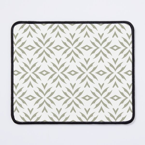 Item preview, Green and White Abstract Flower Pattern Coordinates w/ PPG 2022 Color of the Year Olive Sprig PPG1125-4 - Colour Trends - Hue - Shade designed and sold by ColorOfTheYears.