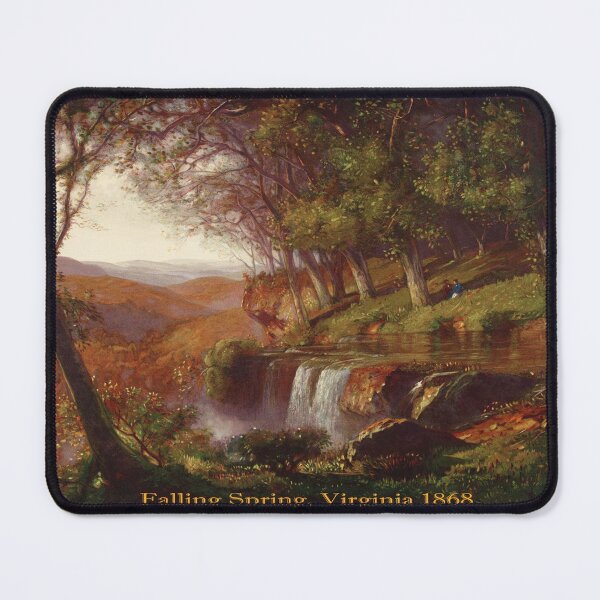 Item preview, Falling Spring Virginia 1868 - Currier & Ives Lithograph Art Reproduction designed and sold by molamode.