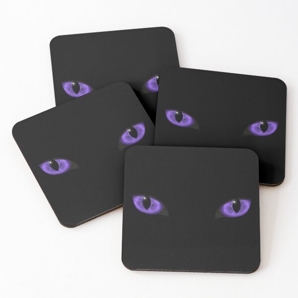 Item preview, Glowing Indigo cat eyes designed and sold by Pear Tree Studio.