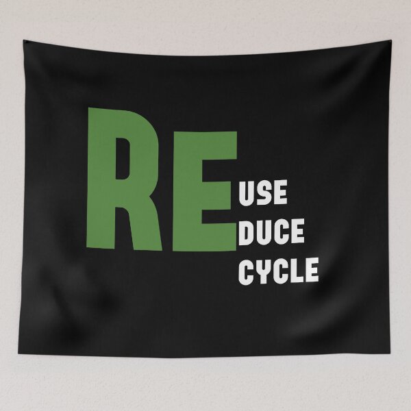 Item preview, Reuse Reduce Recycle designed and sold by Color-Sparkle.