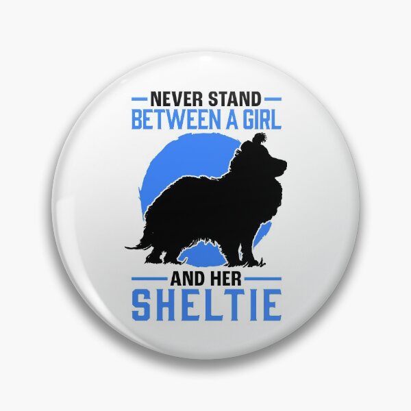 Item preview, Girl with Shetland Sheepdog British Sheltie designed and sold by madgrfx.