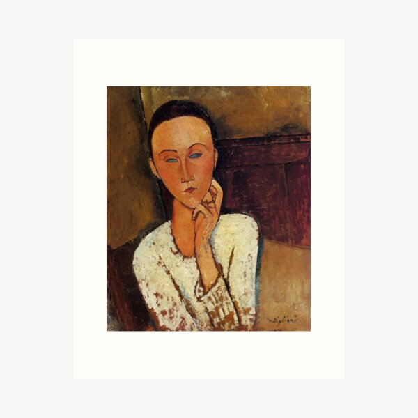 Item preview, Portrait by Modigliani designed and sold by Vintage Designs +.