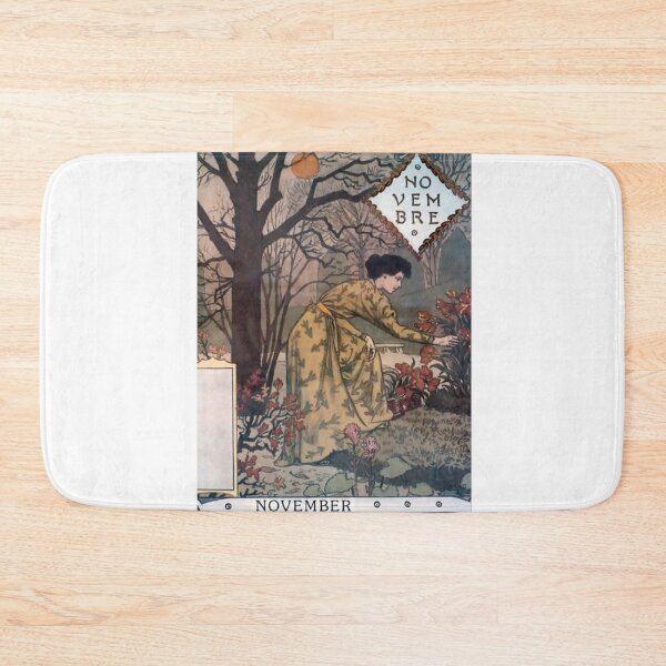 Item preview, Eugene Grasset French Art Nouveau Poster November  designed and sold by Bellathewilde.