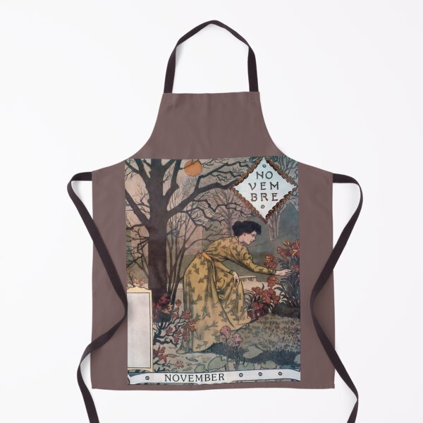 Item preview, Eugene Grasset French Art Nouveau Poster November designed and sold by Bellathewilde.