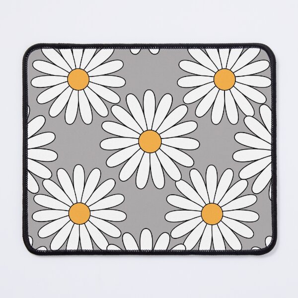 Item preview, White daisy floral pattern designed and sold by FashionN5.