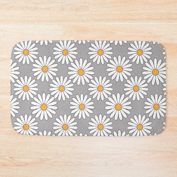 Item preview, White daisy floral pattern designed and sold by FashionN5.
