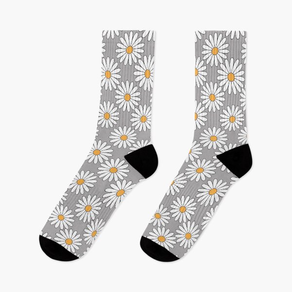 Item preview, White daisy floral pattern designed and sold by FashionN5.