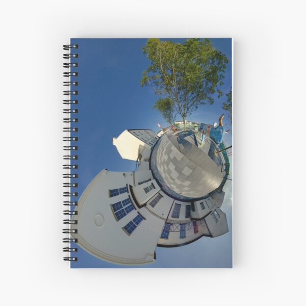 Cow Parade Panorama - Shirt Factory Horn, Derry Spiral Notebook