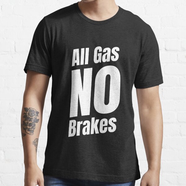 All GAS No Brakes Ny, Adult T-Shirt / 2XL - Pro Football - Sports Fan Gear | BreakingT