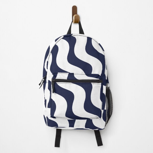 Item preview, Abstract blue and White Striped pattern designed and sold by Danalight.