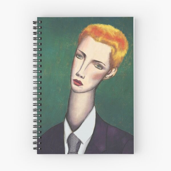 Item preview, Red haired person vintage portrait by Modigliani designed and sold by Vintage Designs +.