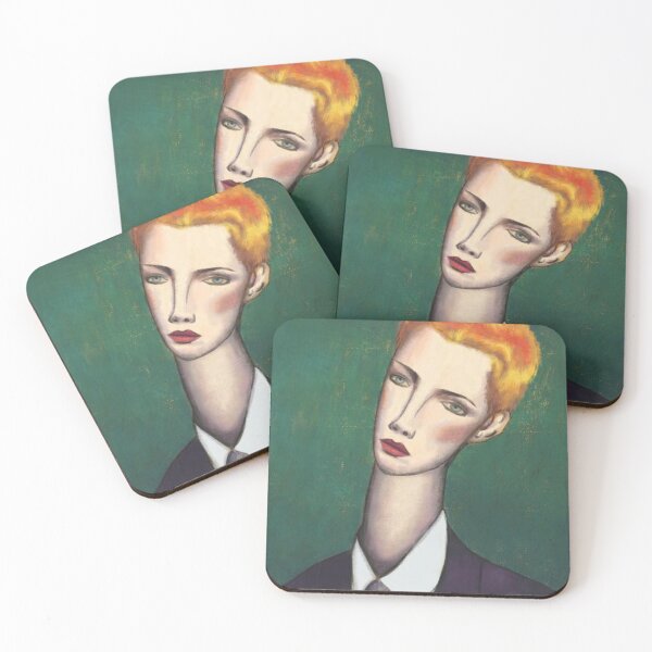 Item preview, Red haired person vintage portrait by Modigliani designed and sold by Vintage Designs +.