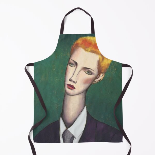 Item preview, Red haired person vintage portrait by Modigliani designed and sold by Vintage Designs +.