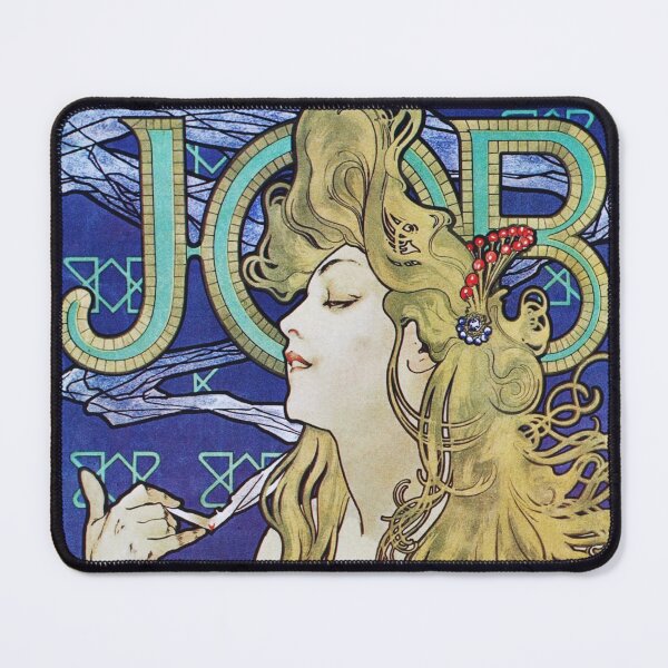 Item preview, Mucha Job 1896 - Vintage Job Cigarette Papers Poster Enhanced Copy designed and sold by molamode.