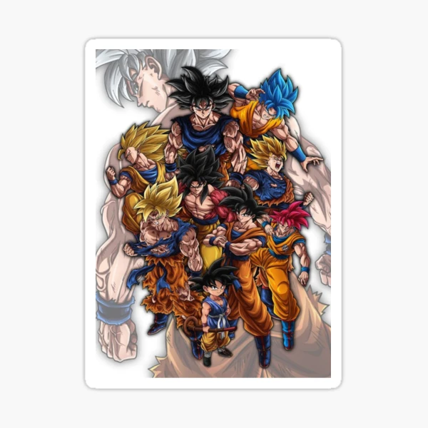 Goku and Gohan Manga Sticker for Sale by SenorFiredude