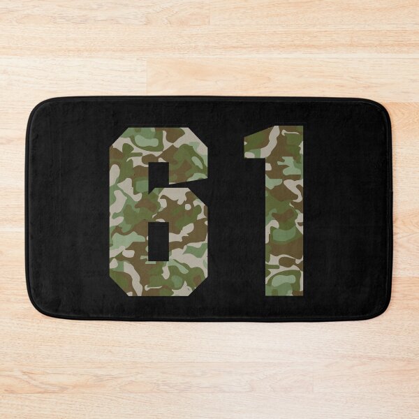 Item preview, Army Camo Number Sixty-one Veteran Lucky Number 61 designed and sold by Urosek.