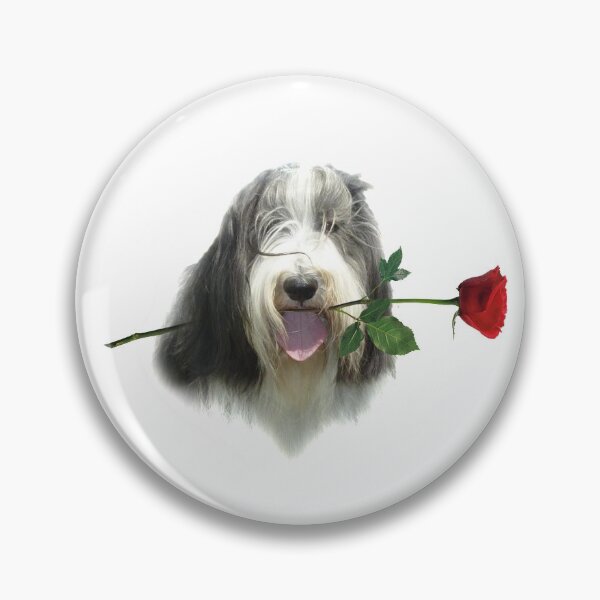 Item preview, Bearded Collie - Rose designed and sold by PS-Design.