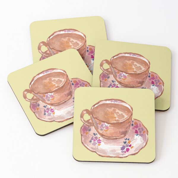 Item preview, romantic cup of coffe designed and sold by artbyrosse.