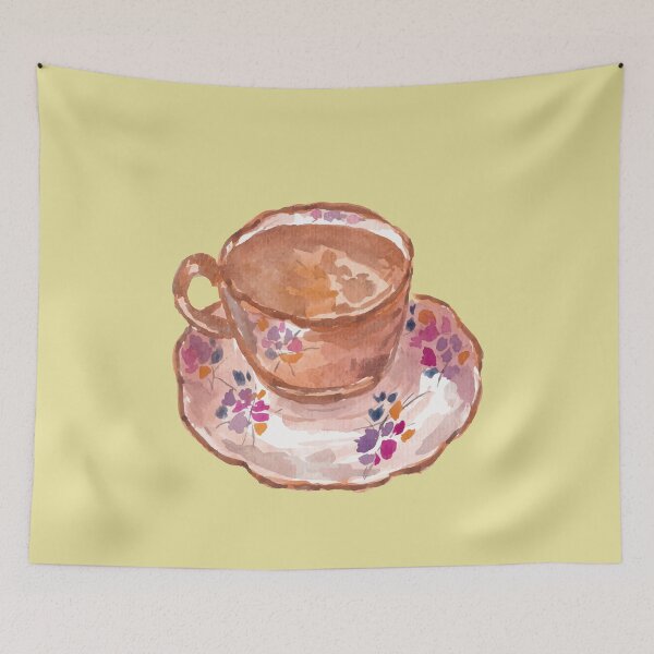 Item preview, romantic cup of coffe designed and sold by artbyrosse.
