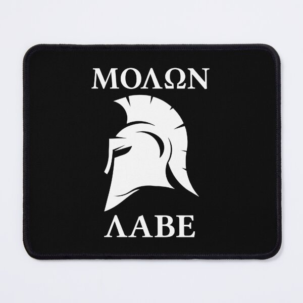 Item preview, Spartan Molon Lave - Come and get them Leonidas quote. designed and sold by angelisart.