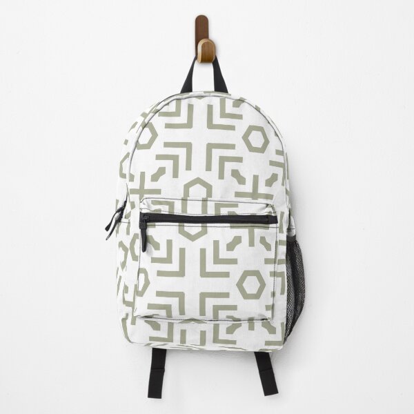Item preview, Green and White Minimal Art Deco Abstract Pattern Coordinates w/ PPG 2022 Color of the Year Olive Sprig PPG1125-4 - Colour Trends - Hue - Shade designed and sold by ColorOfTheYears.