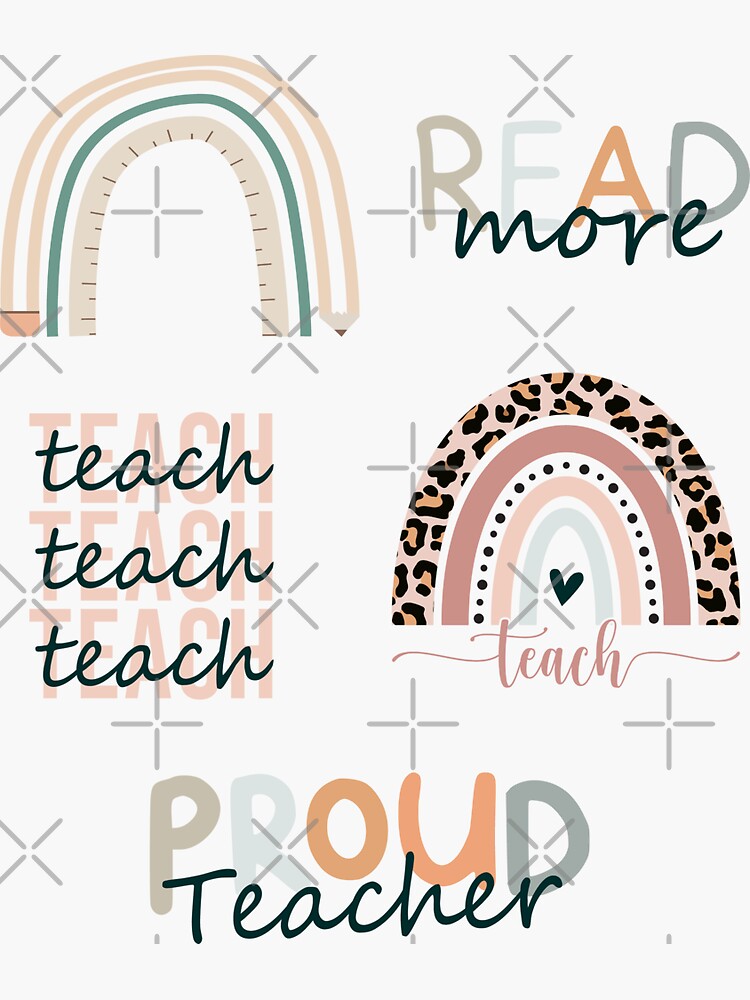 Teacher Sticker Pack - Teacher Appreciation Gifts by LittleThingsCo