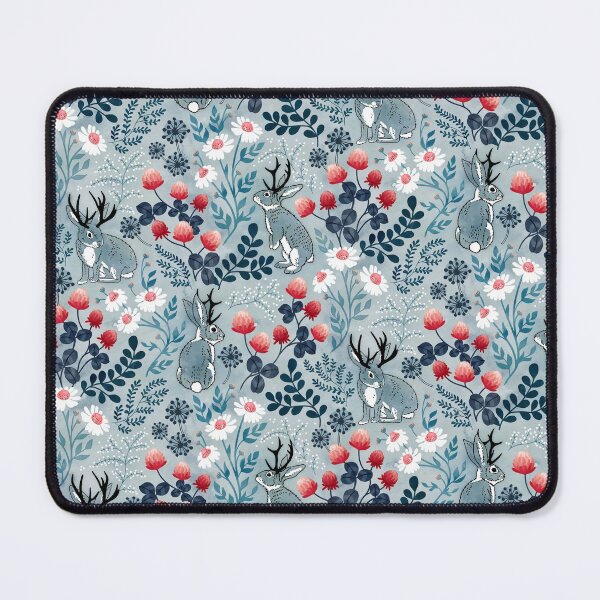 Jackalope meadow Mouse Pad