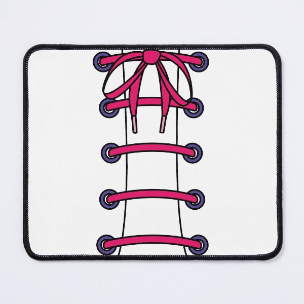 Item preview, Pink Laced Up Laces with Purple Eyelets designed and sold by forfun-art.