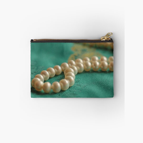 Item preview, Pearls on Chinese Silk designed and sold by Lynn Gedeon.